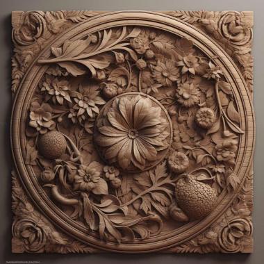 Patterns and decorations stl renderer 1 3d model